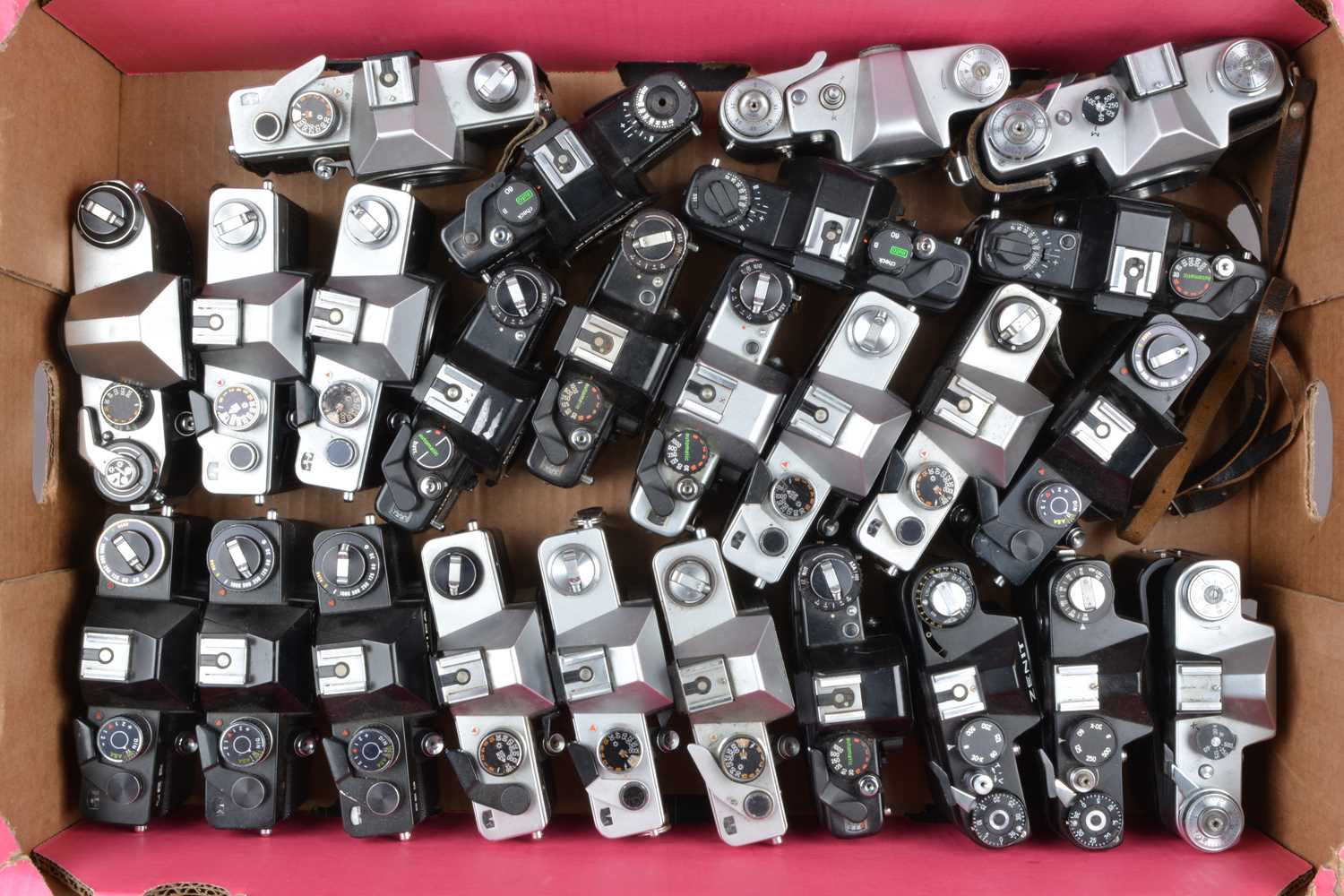 Lot 350 - A Tray of SLR Camera Bodies