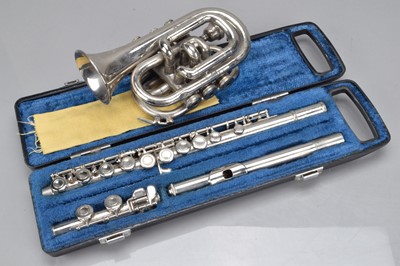 Lot 542 - Pocket Trumpet / Flute