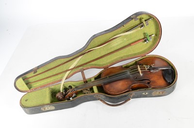 Lot 557 - French Violin / Bows