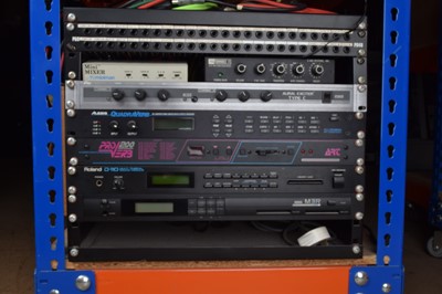 Lot 563 - Rack System / Korg / Roland / ProVerb / Alesis