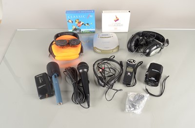 Lot 578 - Microphones / Muffs / Canon MA-200 Adapter