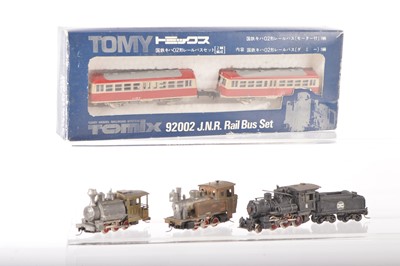 Lot 1 - Z Gauge Tomy Railcar and other makers Brass Locomotives (4)