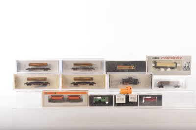 Lot 2 - Arnold Bachmann Con-Cor N Gauge Locomotives and Rolling Stock