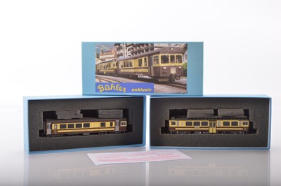 Lot 41 - Buhler Exclusiv H0m Berner Oberland Bahn Two Car Railcar (2)