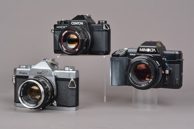 Lot 362 - Three SLR Cameras