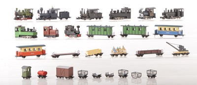 Lot 43 - Minitrains ex Jouef Playcraft Eggerbahn 009/HOe Gauge Locomotives and Rolling Stock (25)