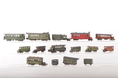 Lot 60 - American outline HOe Narrow Gauge Ratri modified and kit built Rail Cars Galloping Geese Railmotors and Work Cars (15)