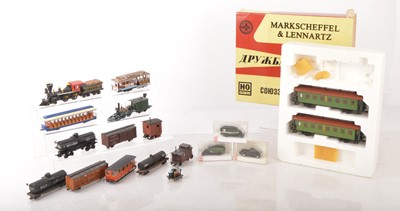 Lot 81 - Miscellaneous Gauges including HO and HOe and TT Gauge and Busch vehicles (17)