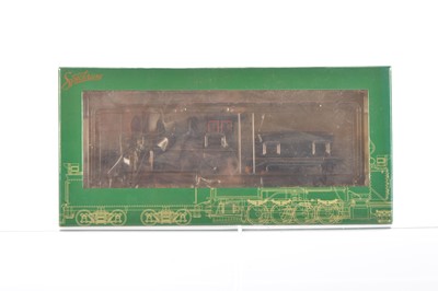 Lot 85 - Bachmann Spectrum American Outline On30 Narrow Gauge brass trim 28303 black 4-4-0 Steam Locomotive and tender