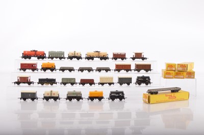 Lot 92 - Tri-ang TT Gauge  boxed and unboxed Rolling Stock including bogie tank wagons (31)