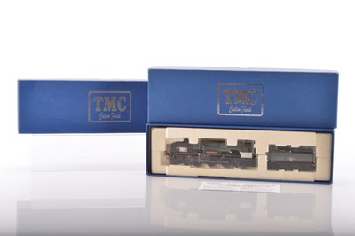 Lot 126 - Pair of Hornby TMC 00 Gauge boxed BR green rebuilt West Country Class Locomotives and Tenders both renamed (2)