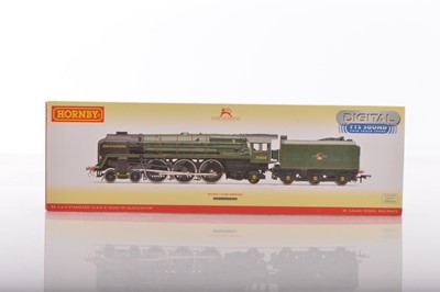 Lot 158 - Hornby 00 Gauge boxed R3244TTS BR green Class 8 71000 'Duke of Gloucester' Locomotive and Tender with Sound