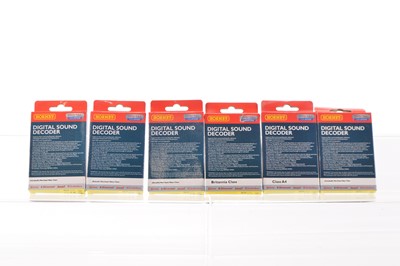 Lot 186 - Six Hornby 00 Gauge boxed Digital TTS Sound Decoders (6)