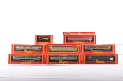 Lot 196 - Hornby 00 Gauge boxed bogie Oil Tank Wagons and one 4-wheel Tank wagon (8)