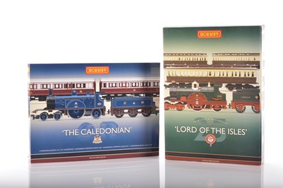 Lot 204 - Hornby 00 Gauge boxed 'The Caledonian' and 'Lord of the Isles' Train Packs (2)