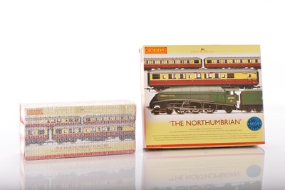 Lot 214 - Hornby 00 Gauge boxed R2435 The Northumbrian Train Pack and R4228 Coach Pack (2)