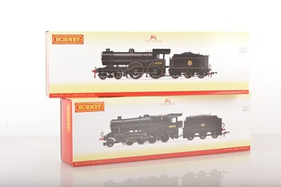 Lot 266 - Hornby (China) pair of BR black Steam outline Locomotives, (2)