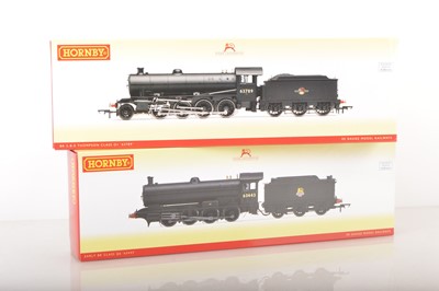 Lot 267 - Hornby (China) pair of BR black Steam outline Locomotives, (2)