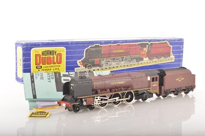 Lot 291 - Hornby-Dublo 00 Gauge 3-Rail late issue 3226 BR maroon 46247 'City of Liverpool' Locomotive and Tender