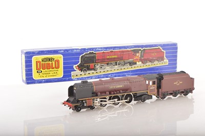 Lot 292 - Hornby-Dublo 00 Gauge 3-Rail late issue 3226 BR maroon 46247 'City of Liverpool' Locomotive and Tender