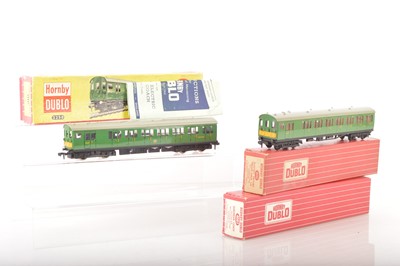 Lot 320 - Hornby-Dublo 00 Gauge 2-Rail Boxed BR SR 3-Car EMU (3)