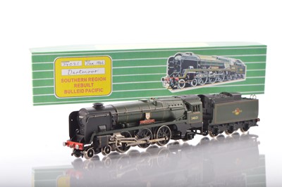 Lot 336 - Hornby-Dublo 00 Gauge West Country Class BR green Barnstaple renumbered and renamed 34021 'Dartmoor'