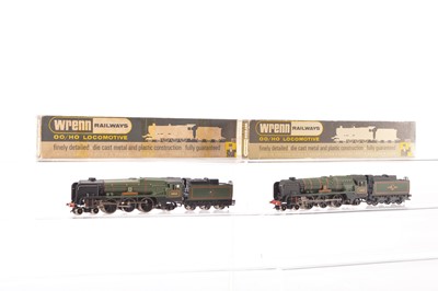 Lot 338 - Two Wrenn 00 Gauge boxed BR green West Country Class Locomotives and Tenders (2)