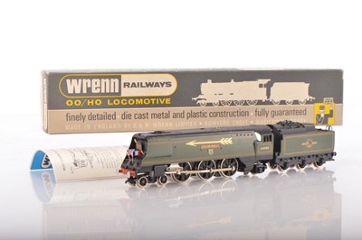 Lot 340 - Wrenn 00 Gauge boxed W2266/A BR green West Country Class Golden Arrow 34092'City of Wells Locomotive and Tender