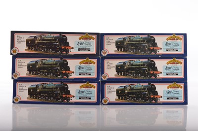 Lot 349 - Six Bachmann boxed 00 Gauge BR Standard Class 4MT 4-6-0 Locomotives and Tenders (6)