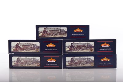 Lot 353 - Five Bachmann boxed 00 Gauge BR Standard Class 5MT 4-6-0 Locomotives and Tenders (5)