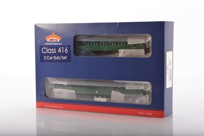 Lot 357 - Bachmann boxed 00 Gauge 31-376 BR SR green Class 416 2-EPB 2-CAR 5770 EMU 21DCC