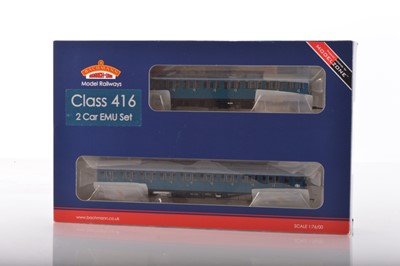 Lot 359 - Bachmann for Modelzone boxed 00 Gauge 31-375Z BR SR blue Class 416 2-EPB 2-CAR 5739 EMU 21DCC