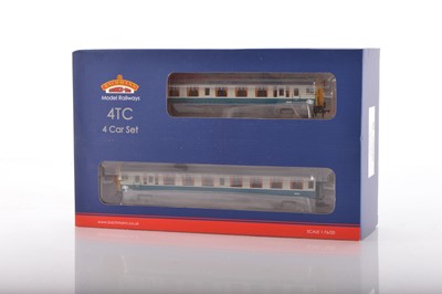 Lot 363 - Bachmann for Kernow MRC boxed 00 Gauge 32-641Z BR blue and grey Class 491 (4TC) 4-Car EMU Unit 404 21DCC