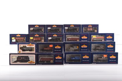 Lot 385 - Bachmann boxed 00 Gauge mixed Goods Rolling Stock including five Queen Mary Guards Vans (17)