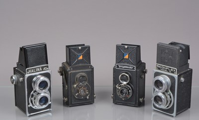 Lot 399 - Four TLR Cameras