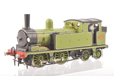 Lot 437 - A superb South Eastern Finecast 00 Gauge Kitbuilt LSWR lime green Class 02 0-4-0 Tank Locomotive