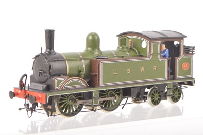 Lot 438 - A superb 00 Gauge Kitbuilt LSWR green T Class 0-4-4 Passenger Tank Locomotive