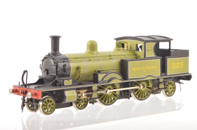 Lot 442 - A superb PDK 00 Gauge kitbuilt early SR lime green 4-4-2 Adams Radial Tank