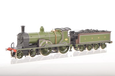 Lot 447 - A superb PDK 00 Gauge Kitbuilt LSWR lined green Class T9 4-4-0 Locomotive and Tender