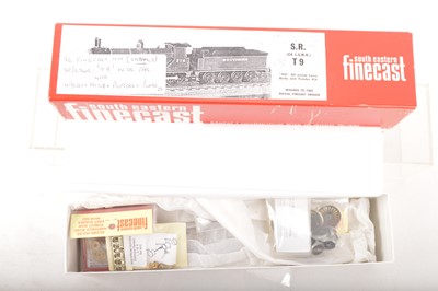 Lot 448 - South Eastern Finecast unmade 00 Gauge kit SR/LSWR Class T9 Locomotive wide Cab and Tender