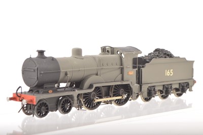 Lot 451 - A superb DJH Kitbuilt 00 Gauge SECR battleship grey Class E1 4-4-0 Locomotive and Tender