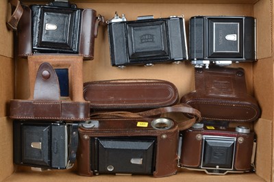 Lot 403 - A Group of Zeiss Ikon Folding Cameras