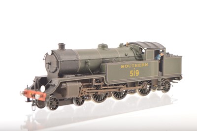 Lot 457 - A superb modified Falcon Brassworks Kitbuilt 00 Gauge SR lined green weathered H16 Class No 519 4-6-2 Tank Locomotive