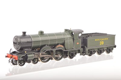 Lot 458 - A superb modified DJH Kitbuilt 00 gauge SR lined green Brighton Atlantic ' Hartland Point' 4-4-2 Locomotive and Tender