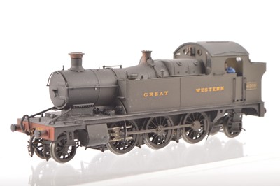 Lot 462 - A superb Churchward Models Kitbuilt 00 Gauge  GWR weathered green Class 45xx 2-6-2 Tank Locomotive