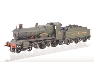 Lot 466 - A superb Wills Finecast Kitbuilt 00 Gauge GWR lined green County Class aka Churchward's 'Rough Riders' 4-4-0 Locomotive and Tender