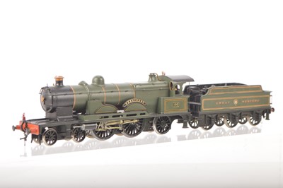 Lot 472 - A superb Wills or similar Kitbuilt 00 Gauge GWR lined  green 'President' 4-4-2 Locomotive and Tender