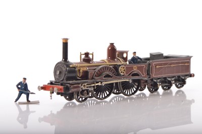 Lot 498 - Kitbuilt 00 Gauge LSWR lined brown Falcon Class 2-4-0 "Siren" Locomotive & tender