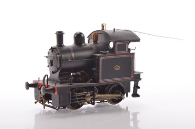 Lot 506 - Scratchbuilt 00 Gauge L&YR lined black 0-4-0T No. 13 Railmotor Locomotive without trailer