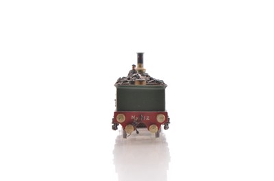 Lot 512 - Scratchbuilt EM Gauge South Eastern railway lined green No.12 "Crampton" 4-2-0 Locomotive and tender